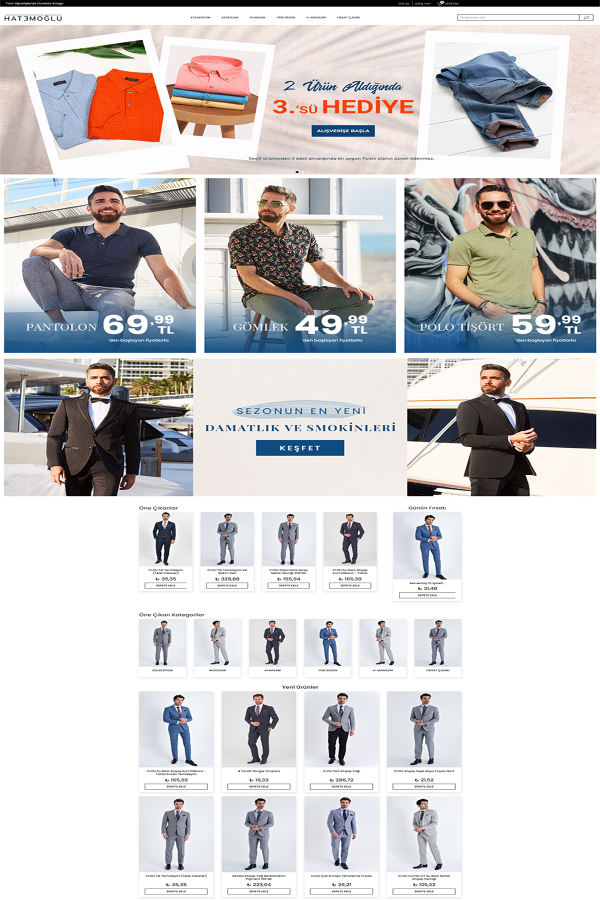Clothing E-Commerce Template - E132