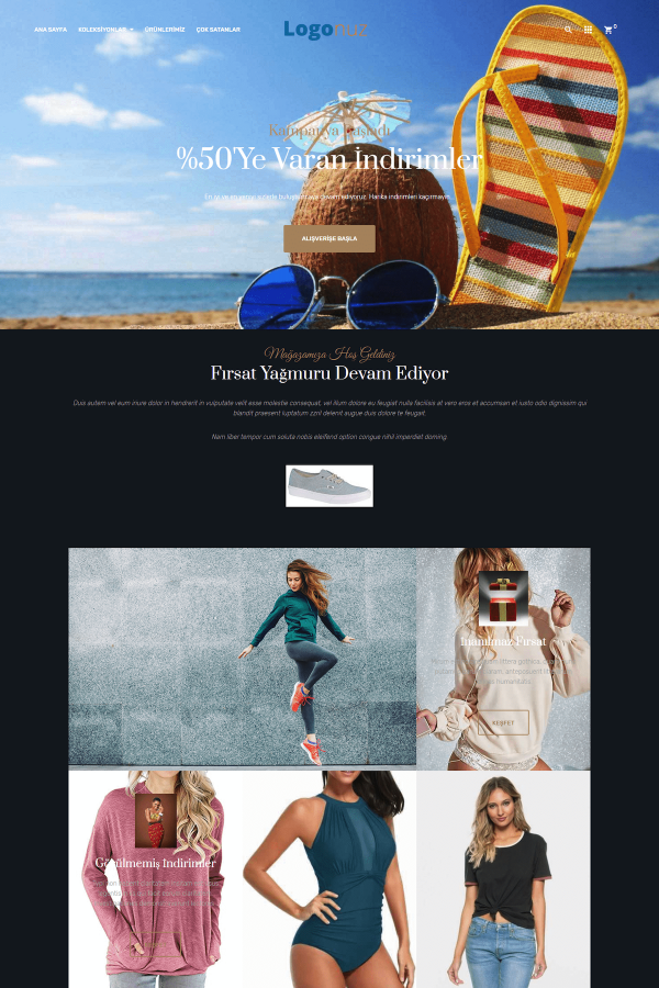 Clothing E-Commerce Template - E31
