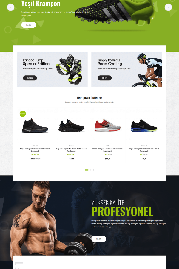Shoe E-Commerce Template - E75
